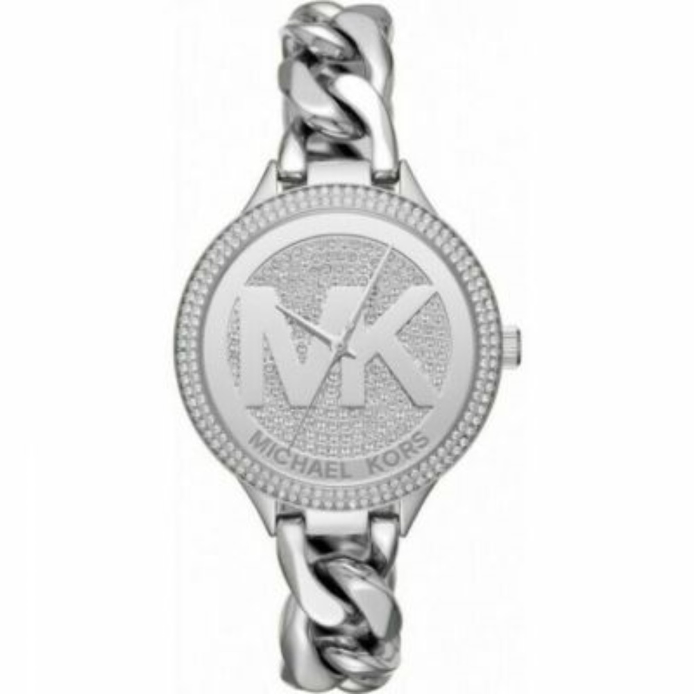 ❤  Michael Kors Women's Runway Silver Tone Watch